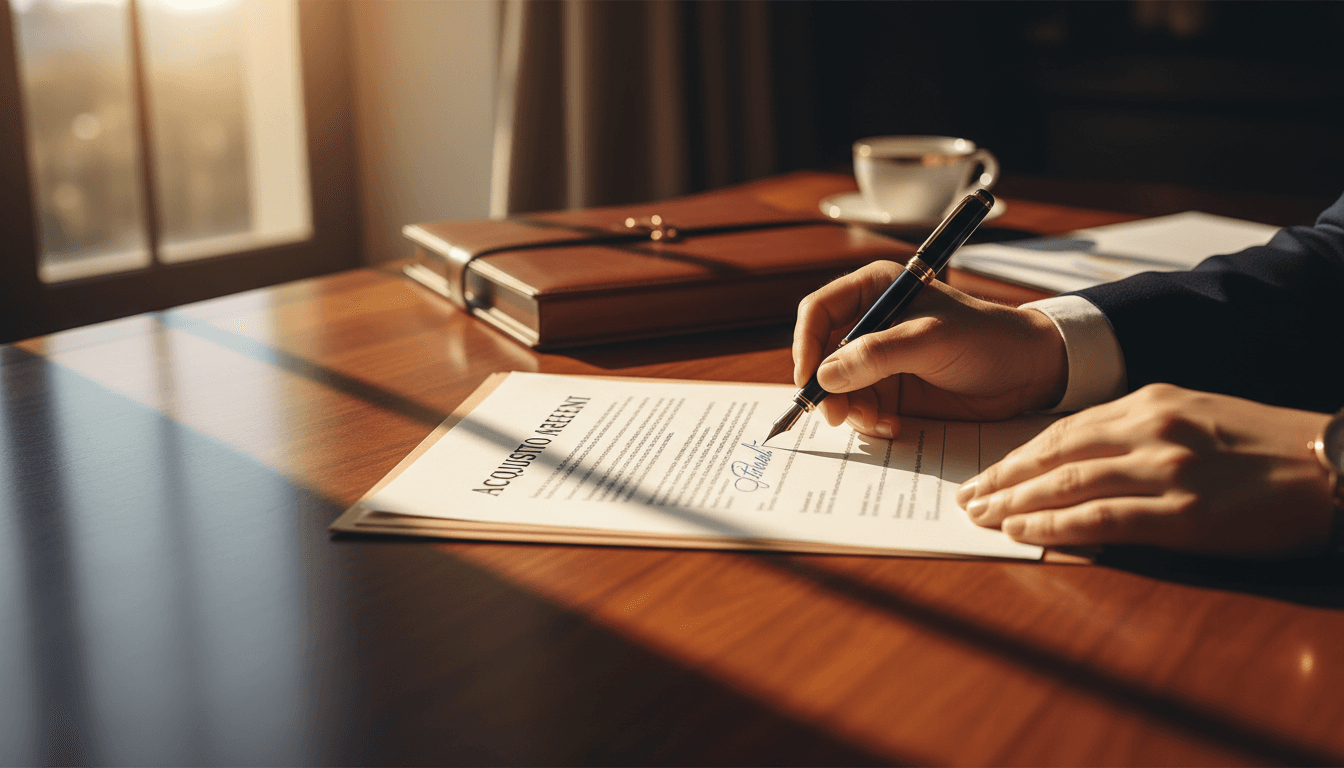 Ownership transitions document signing